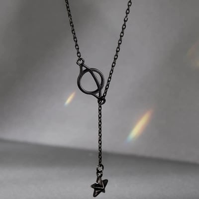 Picture of New Design Women Heart Clover Magnetic Pendant Necklace Dainty Girl Heart Necklace Cute Jewelry Gift for Women & Girls