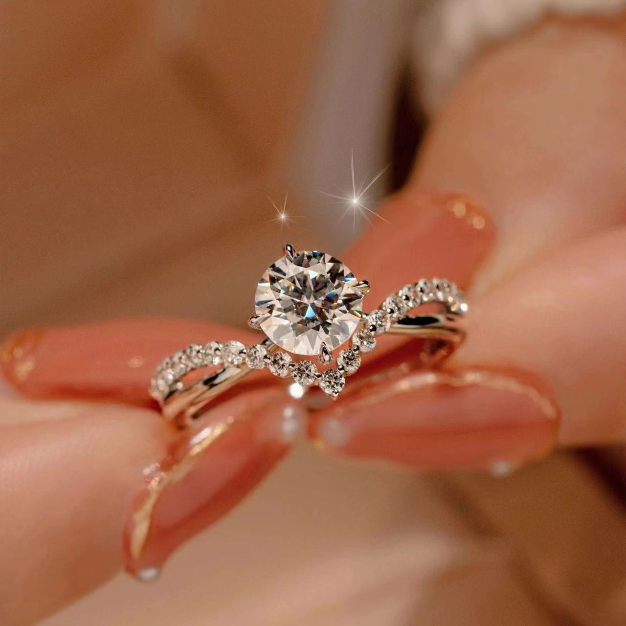 Picture of Adjustable Metal Couple Ring One Piece with Copper Platinum Plated Women Men Finger Rings for Opening Women's Ring