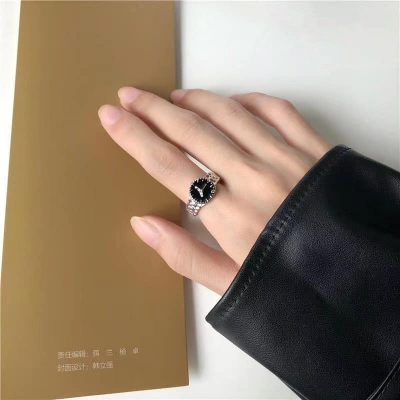 Picture of Retro Watch Shape Design Opening Rings Girl Accerssories Gift