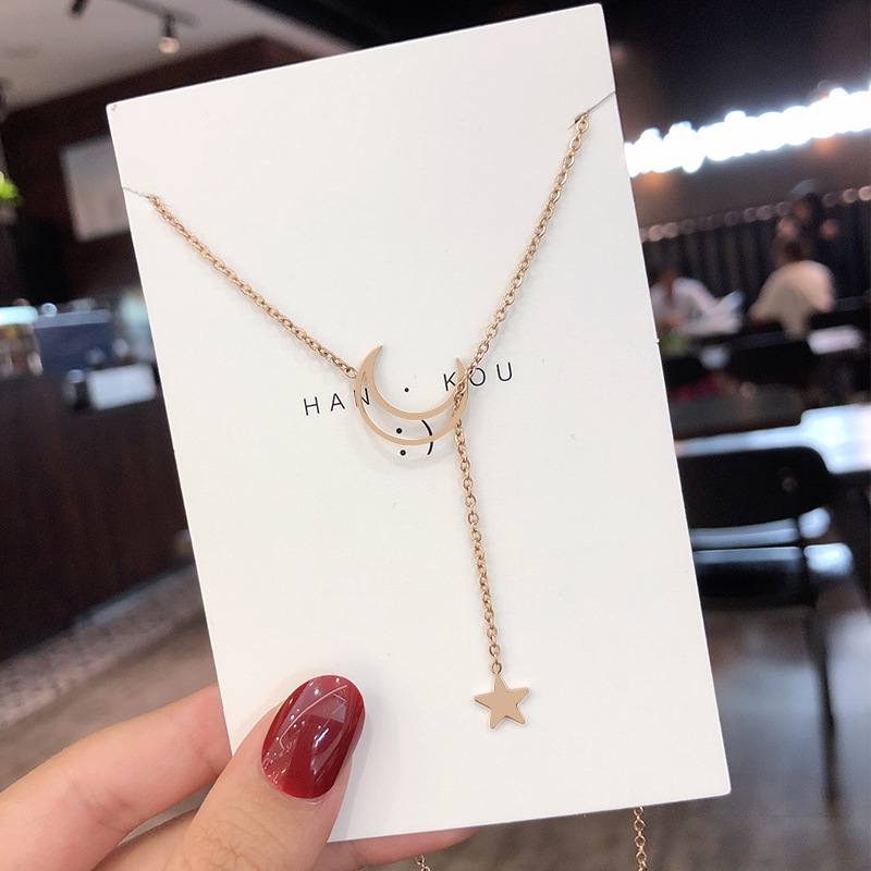 Picture of New Cute Slim Chain Necklace Neck Jewelry Locket for Women Girls