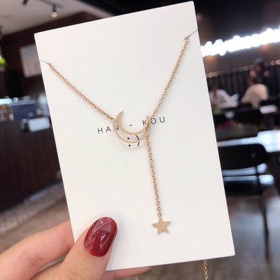 Picture of New Cute Slim Chain Necklace Neck Jewelry Locket for Women Girls