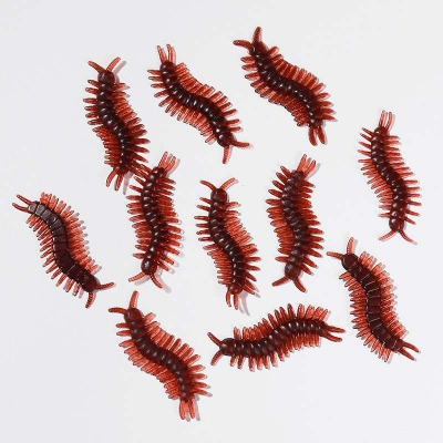 Picture of Imitation Insects Fake Centipede Toys Realistic Bugs Prank Joke Gift for April Fools Day Scary Mischief Halloween Party Decoration