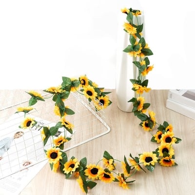Picture of Sunny Sunflower Garland Home Decoration