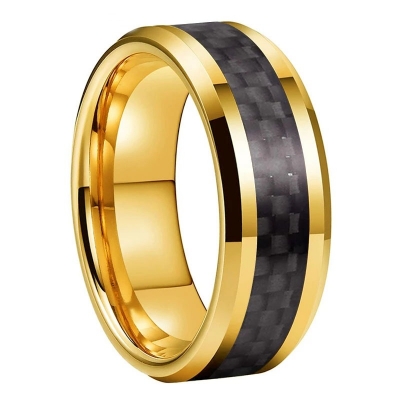 Picture of Superman Black Finger Ring For Men