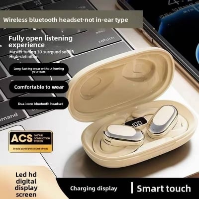 Picture of 2025 New True Wireless Earphones 90° Rotating Ear Hook Sports Earbuds with ACS Space Audio and AI Noise Reduction Technology