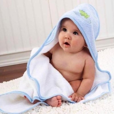 Picture of Baby Cap Towel Baby hooded towels, Newborn Baby, Washable, Kids Cap Towel , Bath towels,Velvet Cap Towel Size 29''*27''