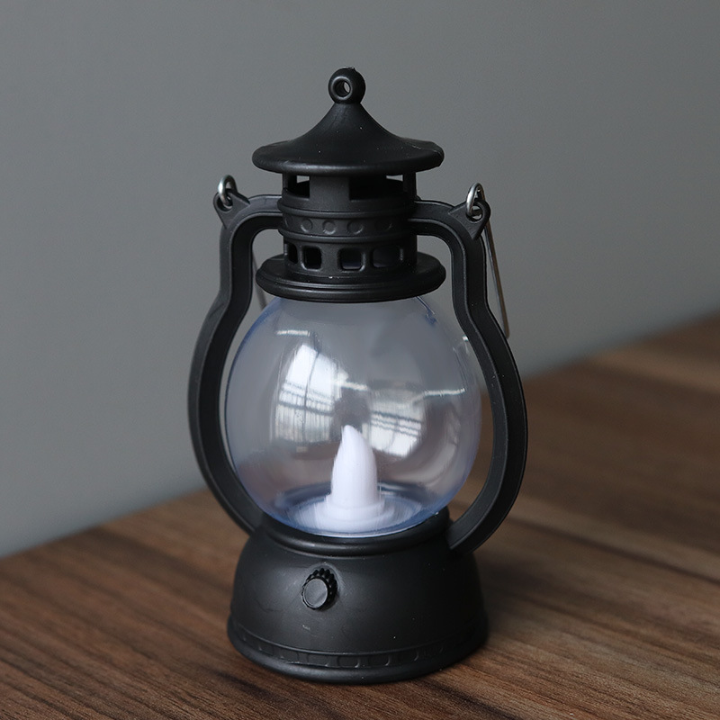Picture of Retro Kerosene Night Light Outdoor Camping Kerosene Garden Oil Lamp Lantern Art Pendant Christmas Halloween Crafts Decorations