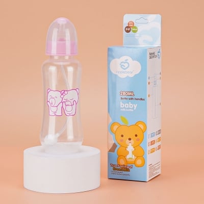 Picture of Apple Bear PP Milk Feeding Bottle – Anti-Colic & Easy to Clean-280ml