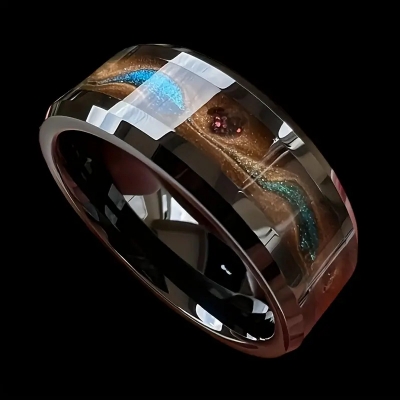 Picture of Men's punk design titanum steel finger ring - Ring For Men - Ring For Men