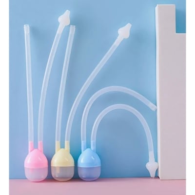 Picture of Baby Nose Cleaner Silicone  Cleaner Nasal Vacuum Mucus Suction Aspirator Soft Tip Tools