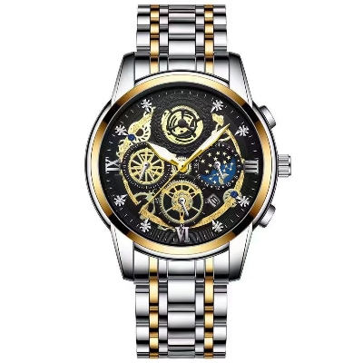 Picture of Formal Timepiece with Premium Leather Strap and Designer Dial