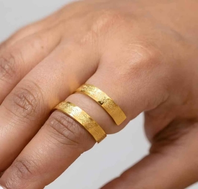 Picture of Ayatul Kursi Stainless Steel Finger Ring for Men