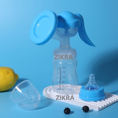 Picture of Manual Breast Pump Machine  for Breastfeeding Mother -Without Box With Silicone Pad