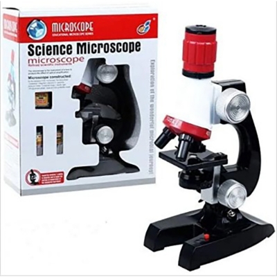 Picture of 1200 Times Microscope Toys Primary School Biological Science Experiment Equipment Kids Educational Toys Microscope Kit