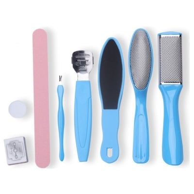 Picture of Stainless Steel Dead Skin Shaved Foot Exfoliating Scrubber Heel Set 8-Pcs By KAFELA