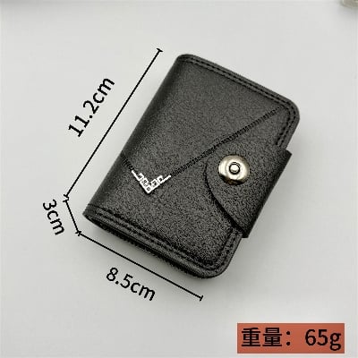 Picture of Kingdushi PU Lether Card Holder wallet with Double magnatic button