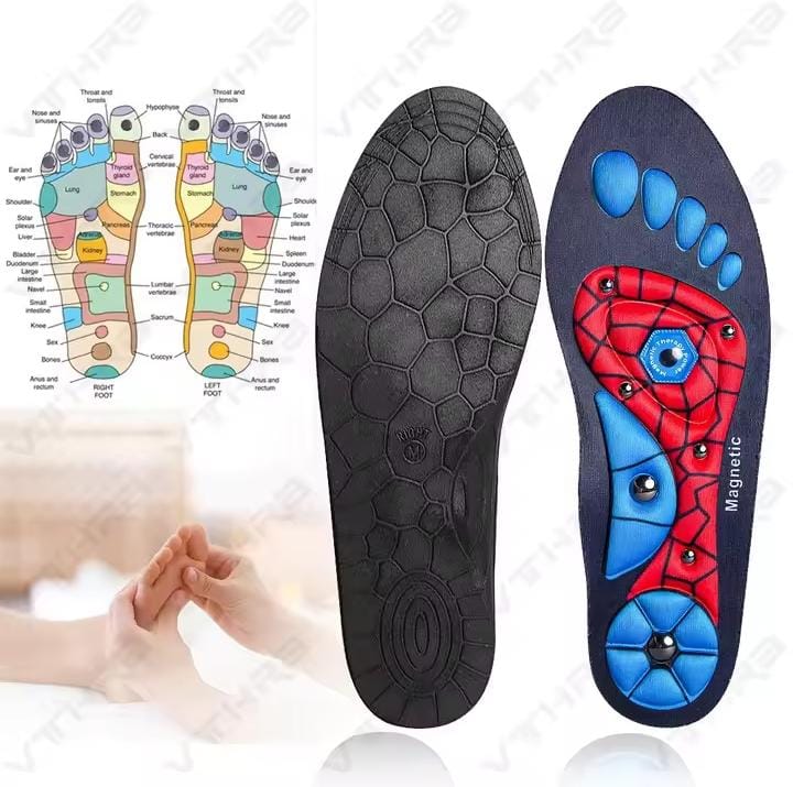 Picture of Orthopedic Acupressure Massage Insoles for Men and Women - Helps Promote Blood Circulation and Relieve Fatigue Orthopedic Acupoint Massage Insoles with Magnetic Technology, Feet and Arch Support