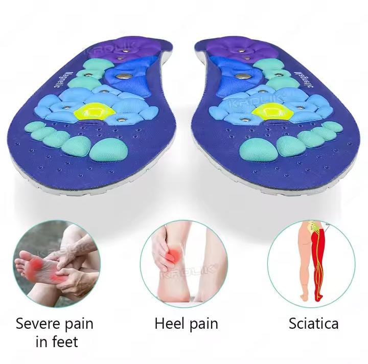 Picture of Orthopedic Acupressure Massage Insoles for Men and Women - Helps Promote Blood Circulation and Relieve Fatigue Orthopedic Acupoint Massage Insoles with Magnetic Technology, Feet and Arch Support