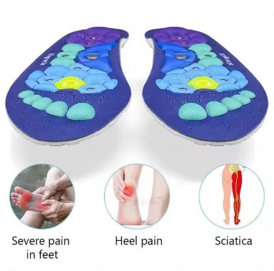 Picture of Orthopedic Acupressure Massage Insoles for Men and Women - Helps Promote Blood Circulation and Relieve Fatigue Orthopedic Acupoint Massage Insoles with Magnetic Technology, Feet and Arch Support