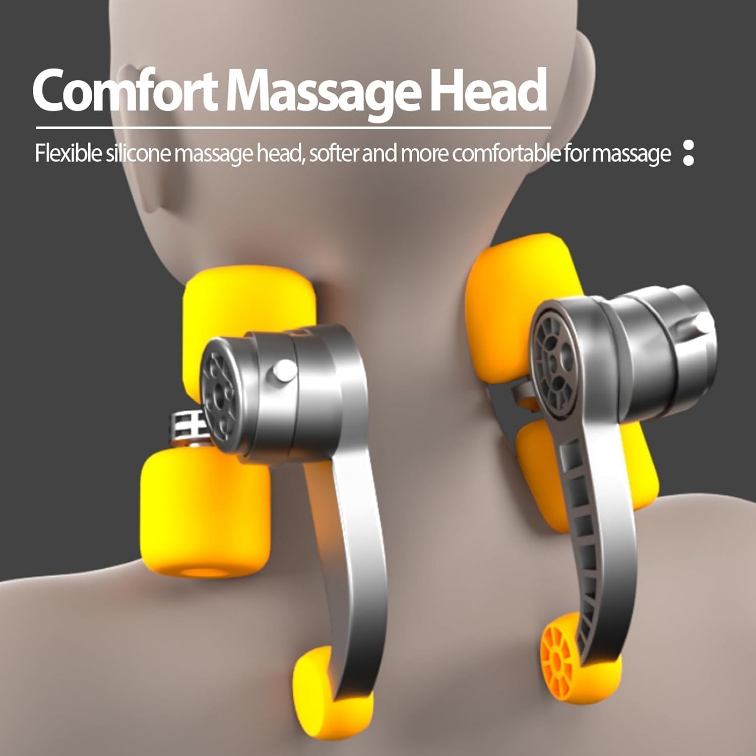 Picture of Neck And Back Massager With Heating, Body Massager For Body Aches And Pains Relief, Electric 5D Cervical Massage Machine For Deep Tissue Neck, Back, Shoulders, Waist And Legs - Multicolor