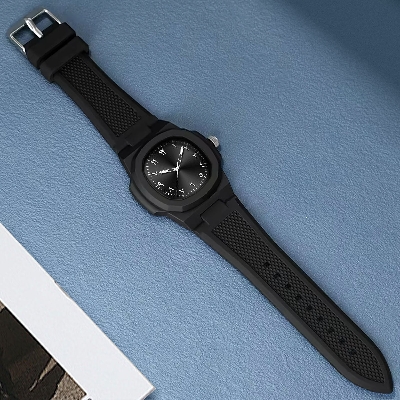 Picture of Aura watch 2025 New Arabic Aura Watch Black Modern Design  Silicone Watch For Men