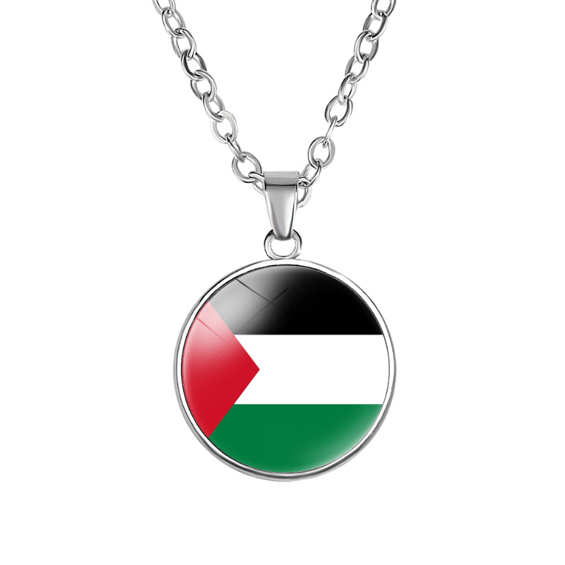 Picture of Adjustable Palestine Flag Leather Bracelets Palestine Wrap Bracelets