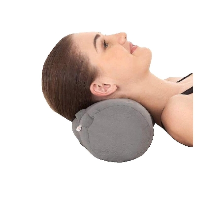 Picture of Ergonomically Designed High-Density PU Foam, Soft Cushiony Feel and Plush Orthopaedic Neck and Back Support Round Cervical Pillow for Women and Men (Universal Size) - Multicolor