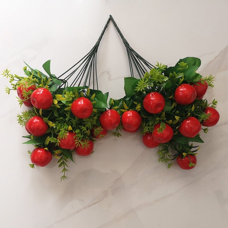 Picture of Artificial Green Plants Plant Wall with Grass Balcony Decoration Placing Flowers and Green Dill Leaves