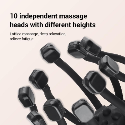 Picture of Electric Head Massager Octopus Scalp Massagers,360 Degree Automatic Rechargeable Handfree Relax Massage with 3 Vibration Mode for Stress Pain Relax Headache Pain Relief Machine - Multicolor