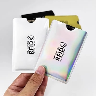 Picture of Men Women Travel Ticket Passport Protective Cover ID Card Holder