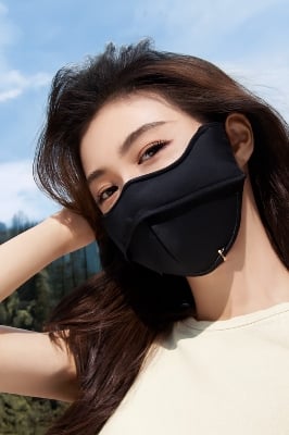 Picture of Gradient Ice Silk Face Mask Uv Sun Protection Summer Adjustable Breathable Men Women Outdoor Running Mask