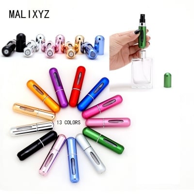 Picture of Perfume Refill Bottle Portable Mini Refillable Spray Jar Scent Pump Case Empty Cosmetic Containers Atomizer For Travel 5ml