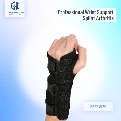 Picture of 1 Peace Professional Wrap Support Splint Band Balt Belt Carpal Tunnel'S Wrist Brace Sprion Prevention Wrap Protector - Black