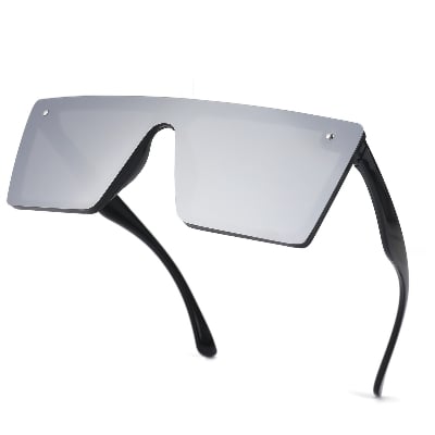 Picture of Oversized Square Fashion Sunglasses Men Women Black