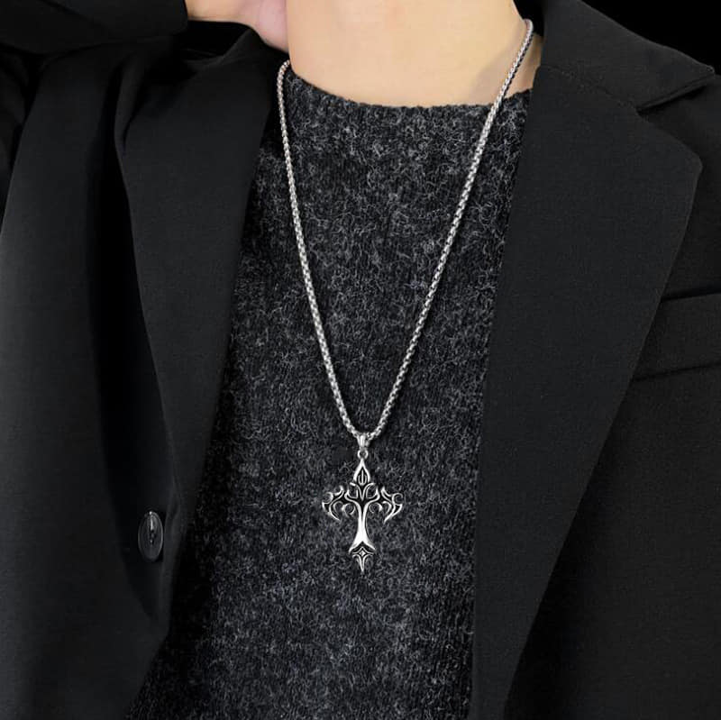 Picture of Anchor and Rope Fashion Pendants Chain Necklace for Men Fashion Jewelry Gift Chain For Men