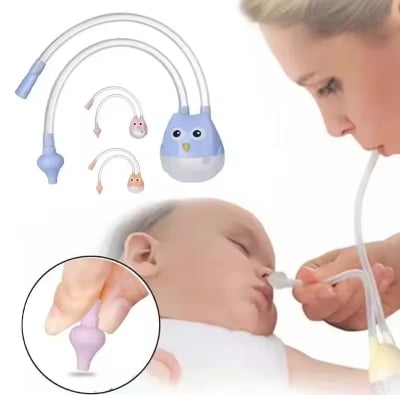 Picture of Baby Nasal Aspirator, Infant Nasal Suction, Snot Cleaner, Baby Mouth Suction - Multicolor