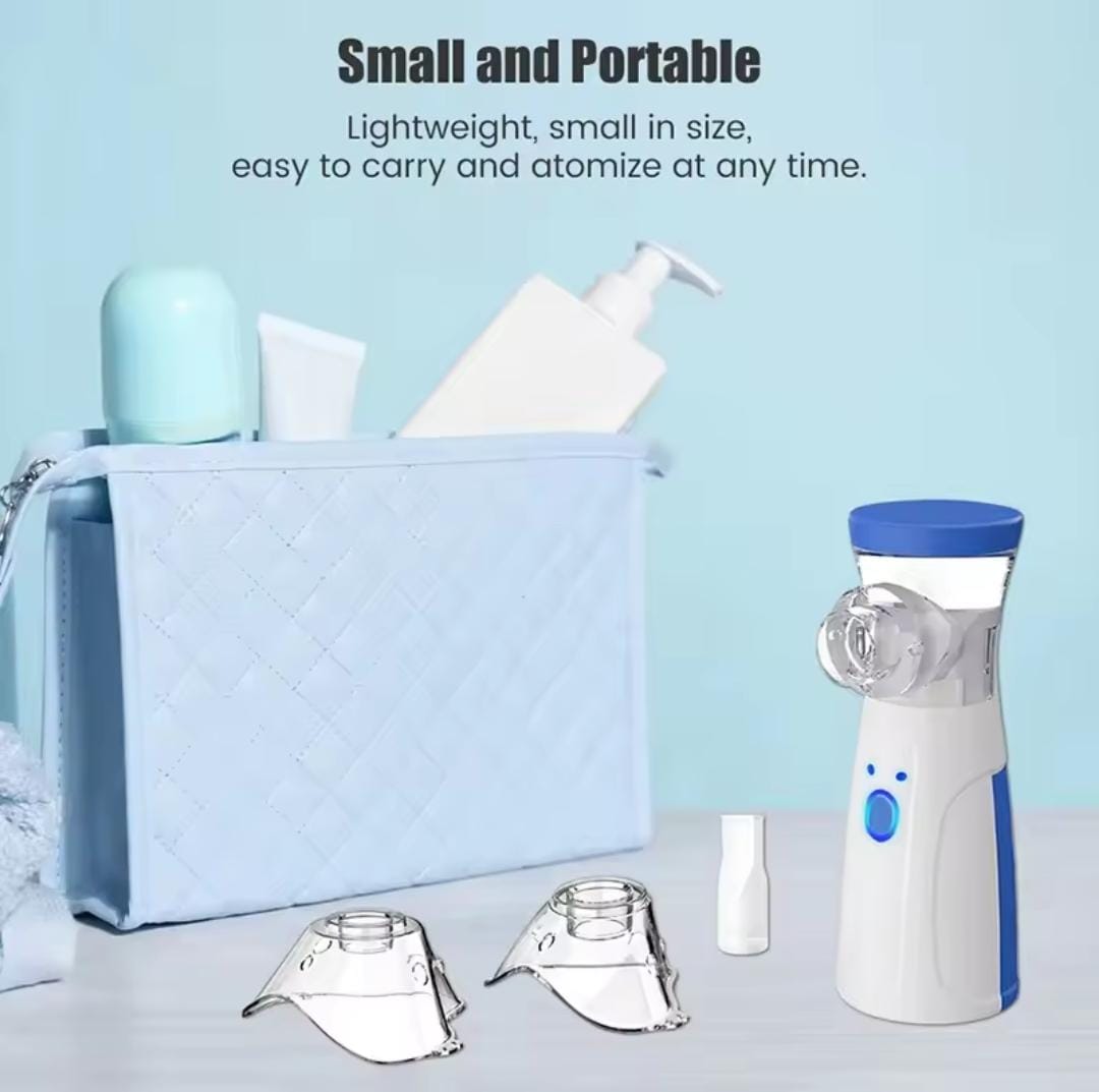 Picture of Handheld Portable Fine Atomization Nebulizer, Mesh Atomizer, Silent Inhaler, Nebulizer for Adults and Children - Multicolor