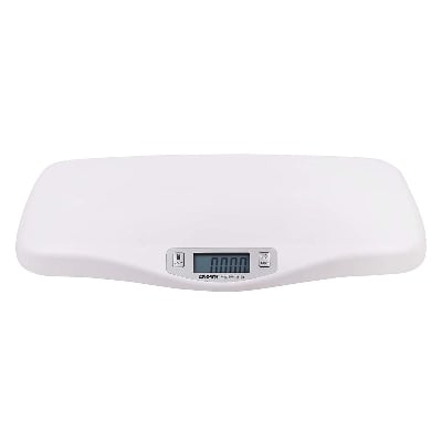 Picture of Baby Pets Weighing Scale Small Animals Kittens Puppies Rabbits White Accurate LCD Large Screen Easy Operation Family Health - White