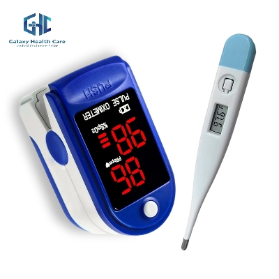 Picture of Pulse Oximeter Fingertip And thermometer Combo Offer - COMBO_PACK