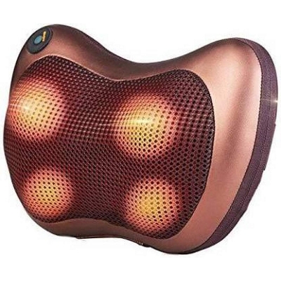 Picture of Infrared Body Massage For Anti Stress Pain Relief with Relaxing Rolling Balls Massage With Vibration, Massage for Neck, Back, Shoulder, Pillow Massager For Office, Car, Full Body Massager - Multicolor