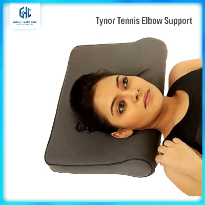 Picture of grey Cervical Pillow Spondylosis Neck & Back Pain Support