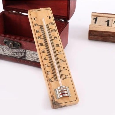 Picture of Wall Hang Thermometer Indoor Outdoor Garden House Garage Office Room Hung Logger Room Temperature Meter - Multicolor