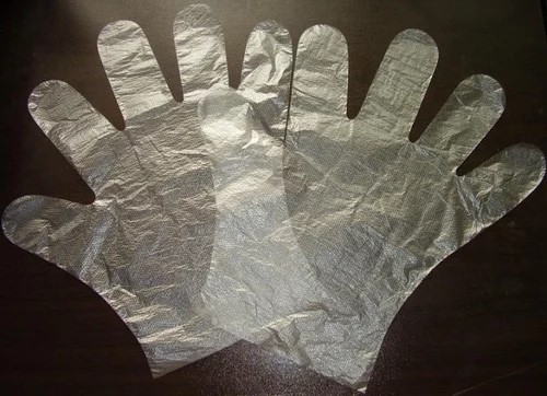 Picture of Poly Hand Gloves (100 Pcs) - 50 Pairs - White