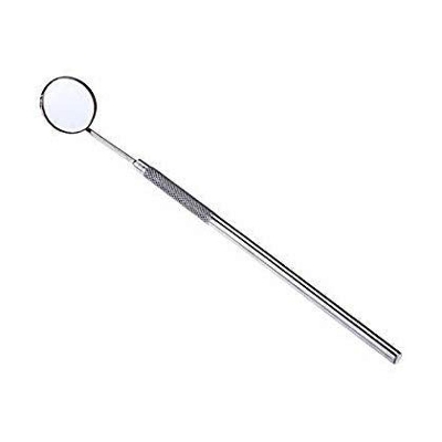 Picture of Dental Mouth Mirror with Handle MADE STAINLESS STEEL - Silver