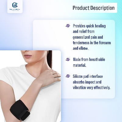 Picture of Galaxy Tennis Elbow Support Sports Medicine Health Care Equipment - Black