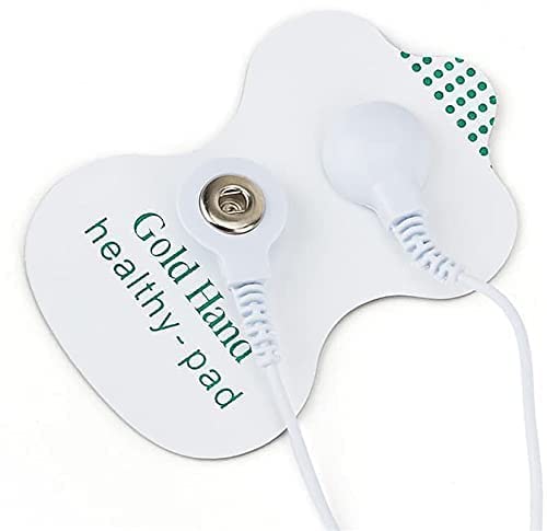 Picture of Tens Digital Therapy Machine Electrodes Pads (Pack Of 8) Electrotherapy - Off White