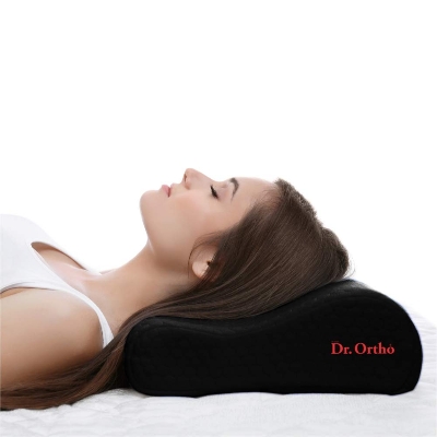 Picture of NEOLIFE Contoured Cervical Pillow PU Foam - Dark blue