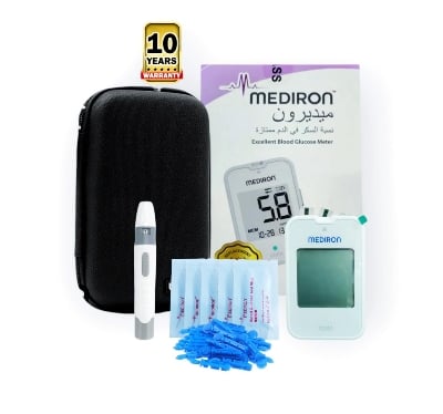 Picture of MEDIRON  Blood Glucose Monitoring Diabetes Machine - Multicolor