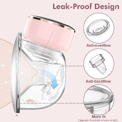 Picture of Wearable Elictric Breast Pump light & Silent No sense of wear - Multicolor