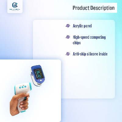 Picture of Combo OLED Fingertip Pulse Oximeter  Infrared thermometer